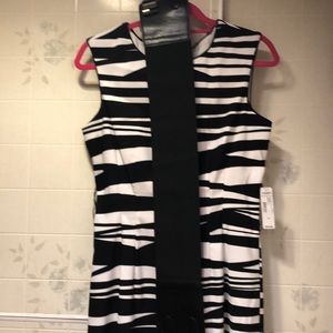 Bisou Bisou Black and White Dress